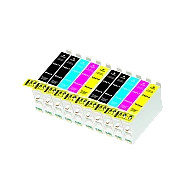Huismerk Epson T0615 10-pack: 4x T0611 + 2x T0612 + 2x T0613 + 2x T0614