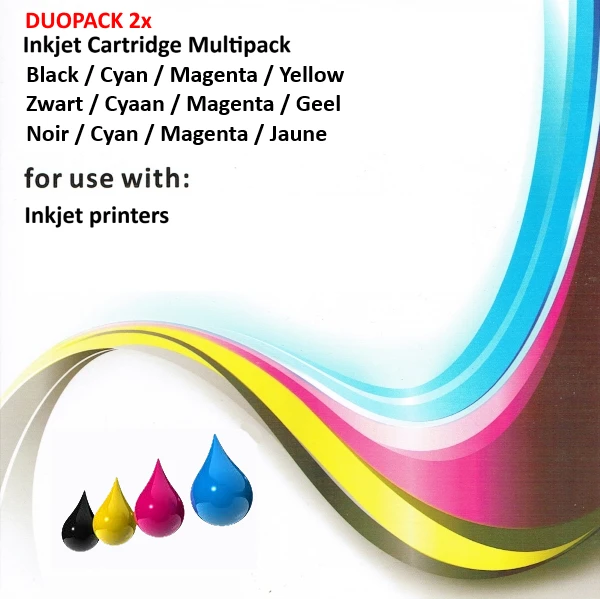 Huismerk 2x Epson Multipack: T2710 XLBK/C/M/Y Huismerk 2x Epson Multipack: T2710 XLBK/C/M/Y